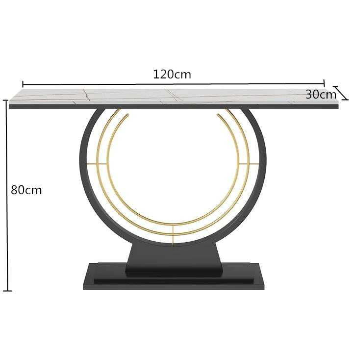 Dark Halo Retro Design Hallway Table Side Table Small Buffet Console Table 1.4m