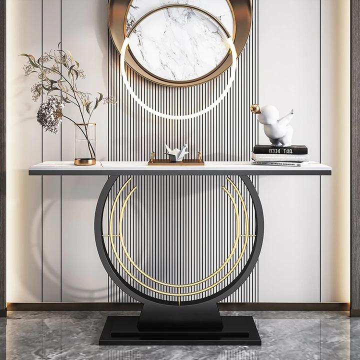 Dark Halo Retro Design Hallway Table Side Table Small Buffet Console Table 1.4m