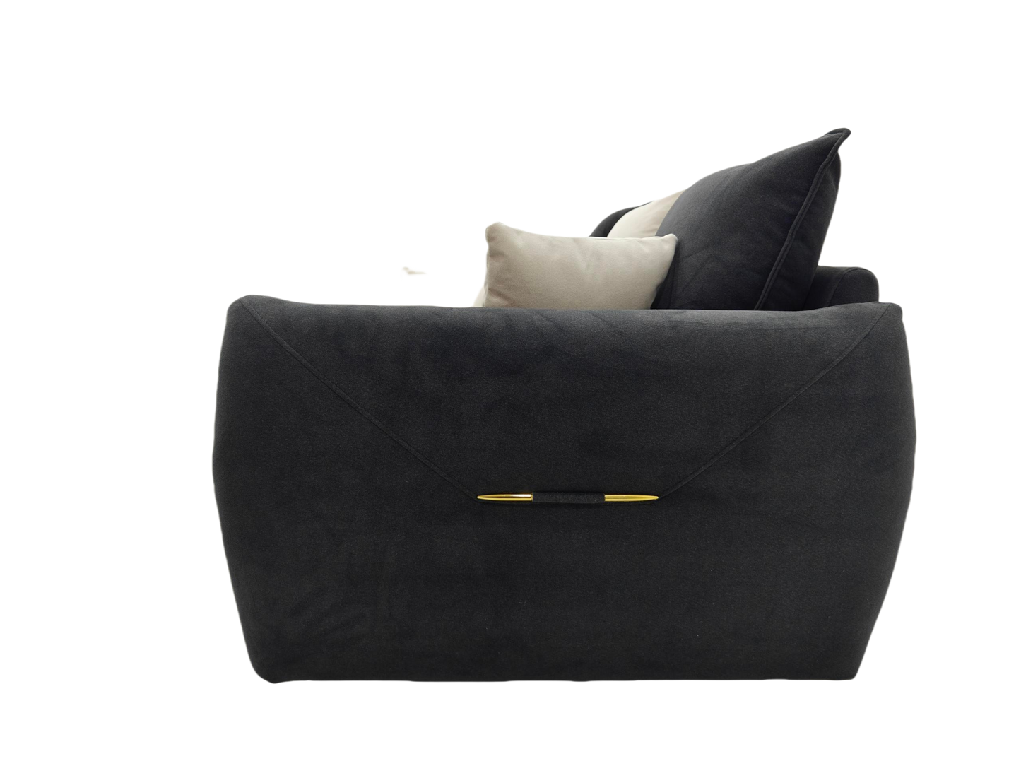 Contrast Color Style Sofe Baby Velvet Two Seat Sofa Small Sofa Lounge 2m