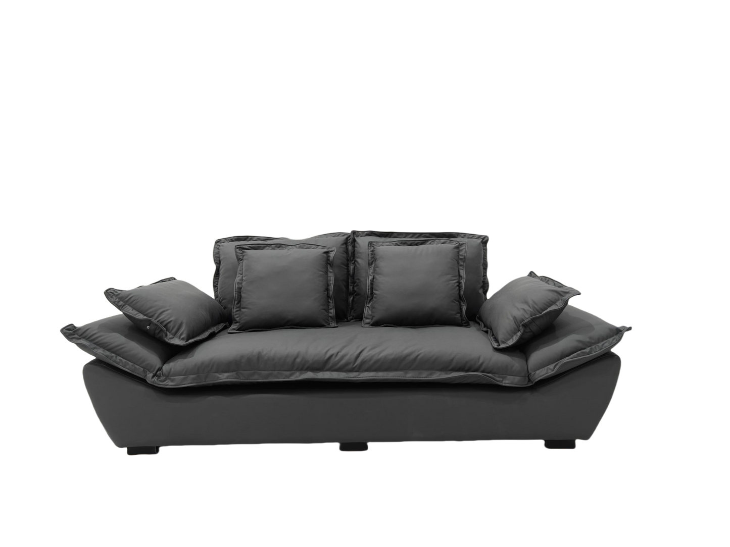 Sailboat Dark Blue Color Hi-Tech Fabric Two Seat Sofa Small Sofa Lounge 2.1m