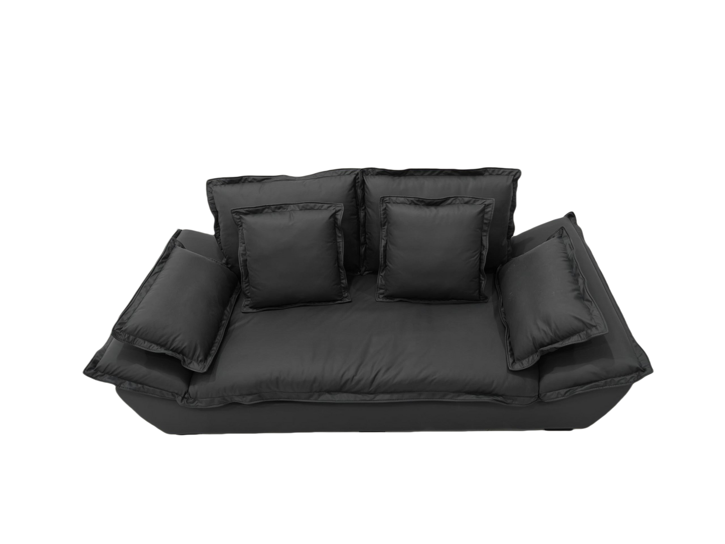 Sailboat Dark Blue Color Hi-Tech Fabric Two Seat Sofa Small Sofa Lounge 2.1m