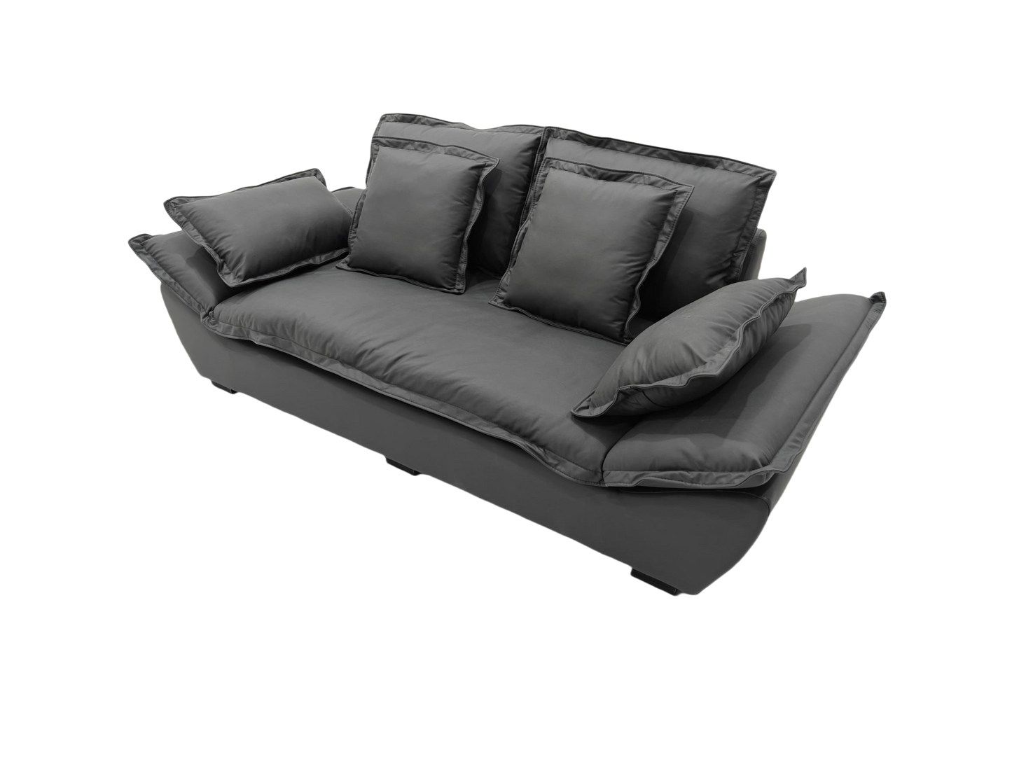 Sailboat Dark Blue Color Hi-Tech Fabric Two Seat Sofa Small Sofa Lounge 2.1m