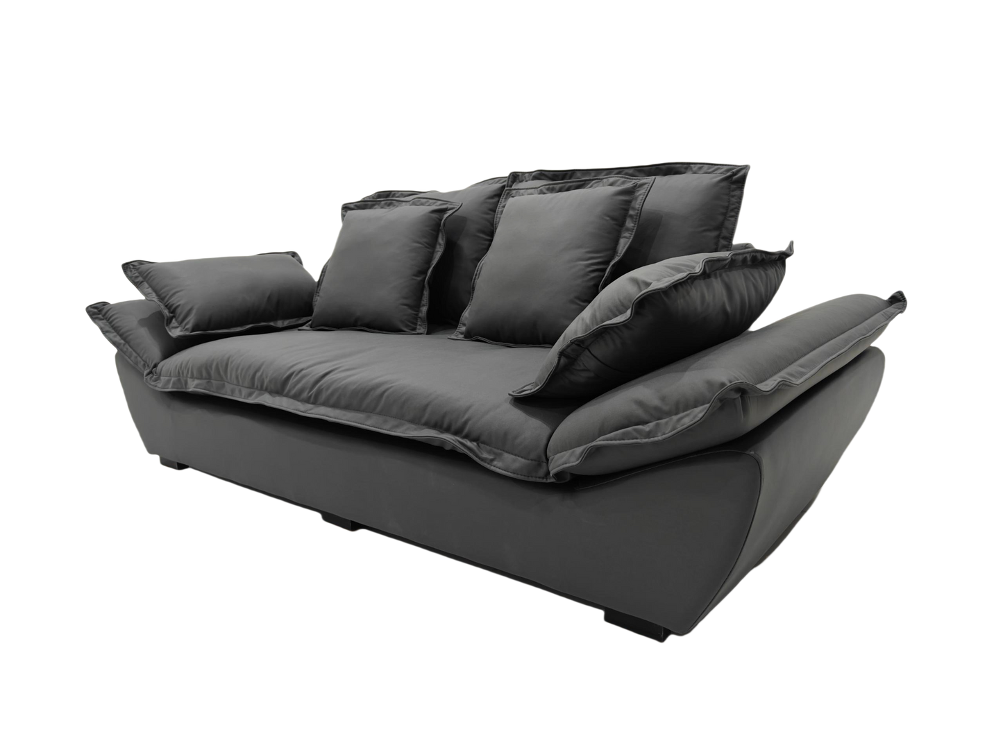 Sailboat Dark Blue Color Hi-Tech Fabric Two Seat Sofa Small Sofa Lounge 2.1m