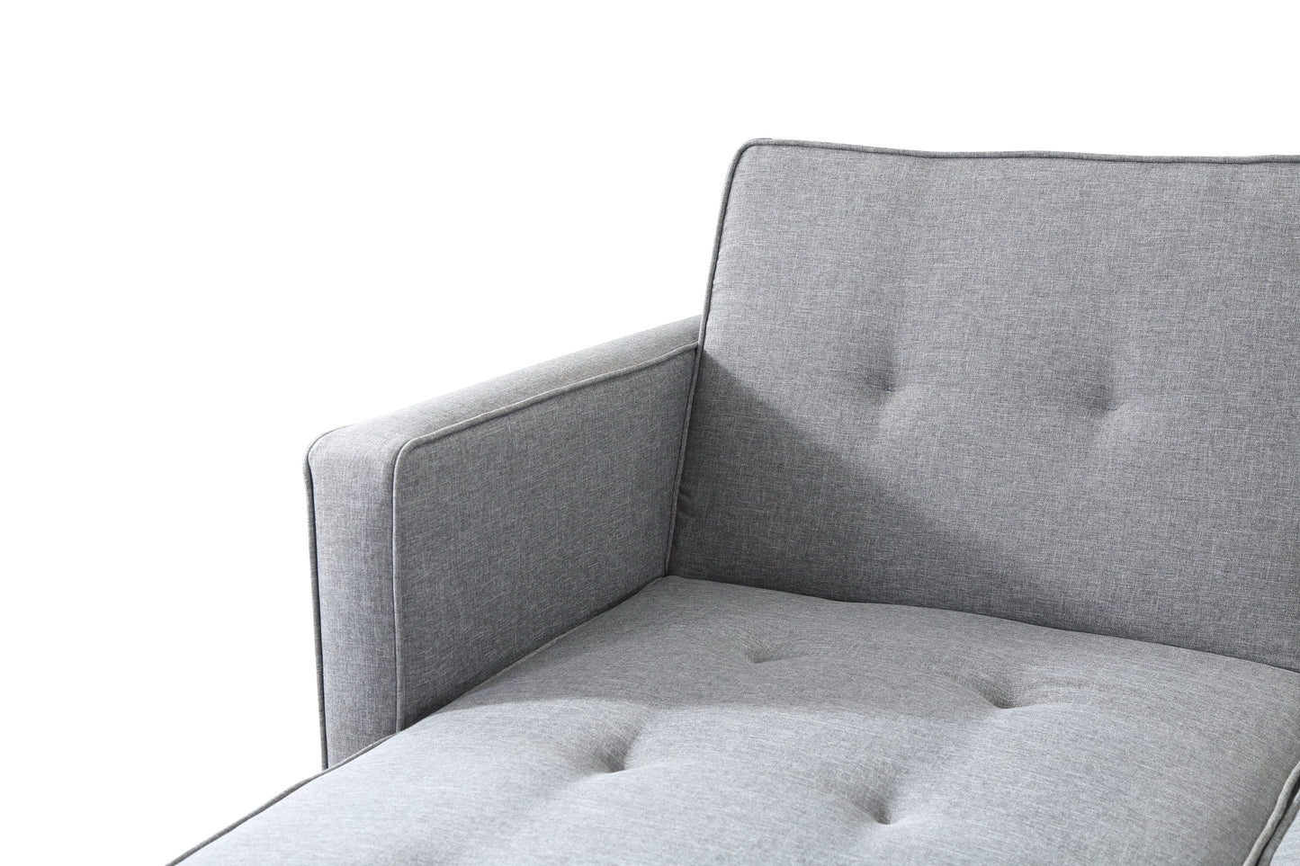 Linen Fabric 5 Seat Sofa Couch Lounges Futon Suite Chaise Set Bed