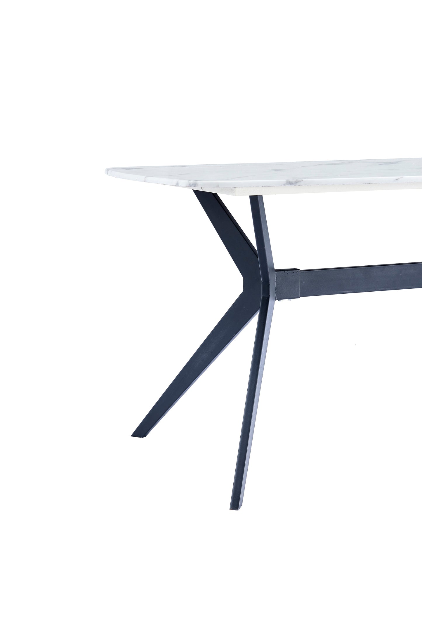 Katherine Modern Design Rectangular Marble Stone Top Dining Table 1.5m/1.8m