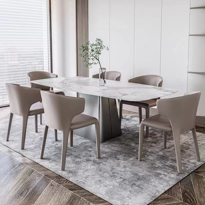 Pandora Paint Style Sintered Stone Top Dining Table Rectangular 2000mm x 1000mm