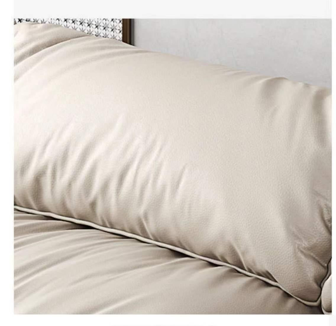 Designer Elephant Ear Down Feather Two Seat Fabric Sofa Muti Colors