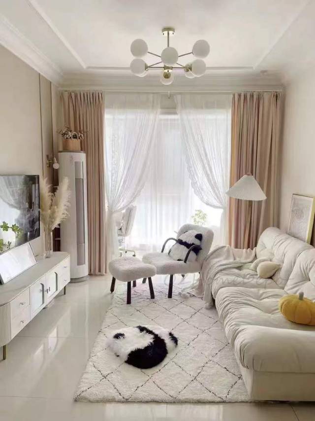 Modern Design Cloud Down Cushion Deep Seating Style 3 Seaters Fabric Sofa 2.4m/2.8m