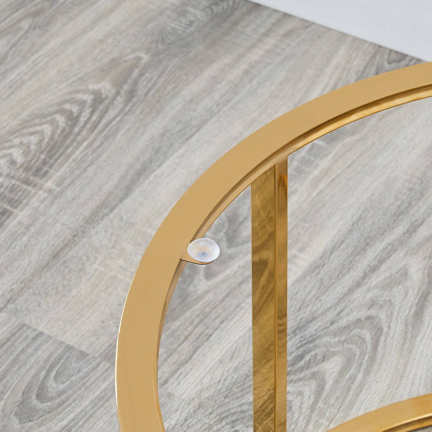 Gloria Mordern Nesting Marble Stone Top Coffee Table Set With Golden Coloured Base Frame