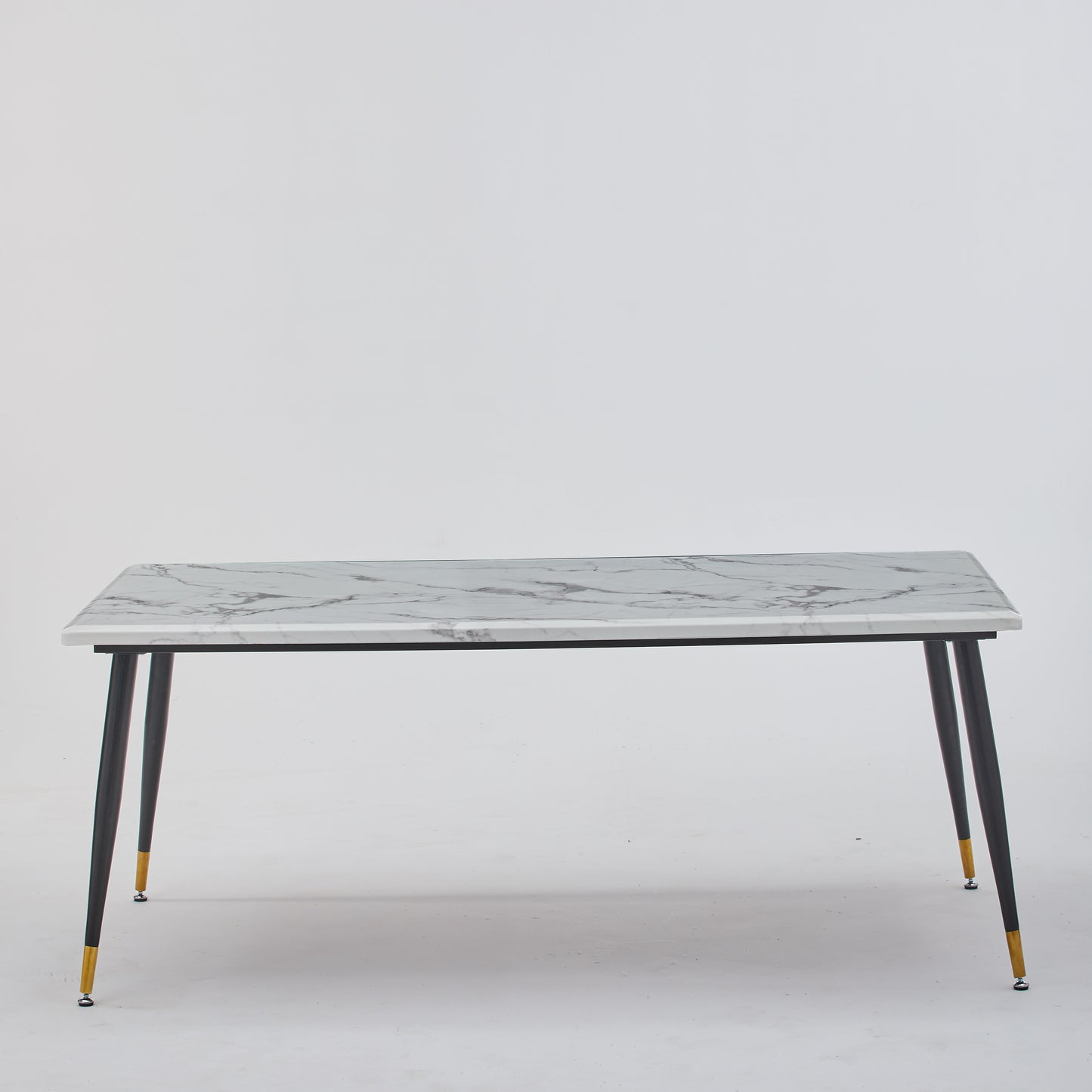 Nordic Modern Design Marble Stone Top Dining Table Rectangular 1500mm x 900mm