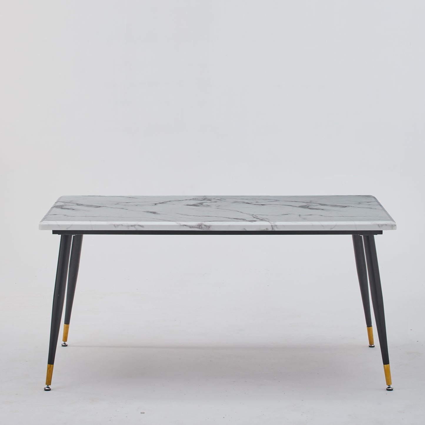 Nordic Modern Design Marble Stone Top Dining Table Rectangular 1500mm x 900mm