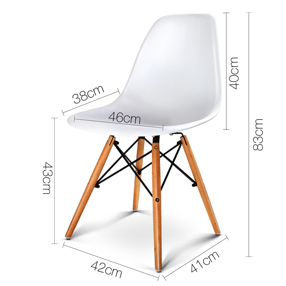 Replica Eames Eiffel Dining Chairs PP Chair Designer Dining Chairs 2 Colors