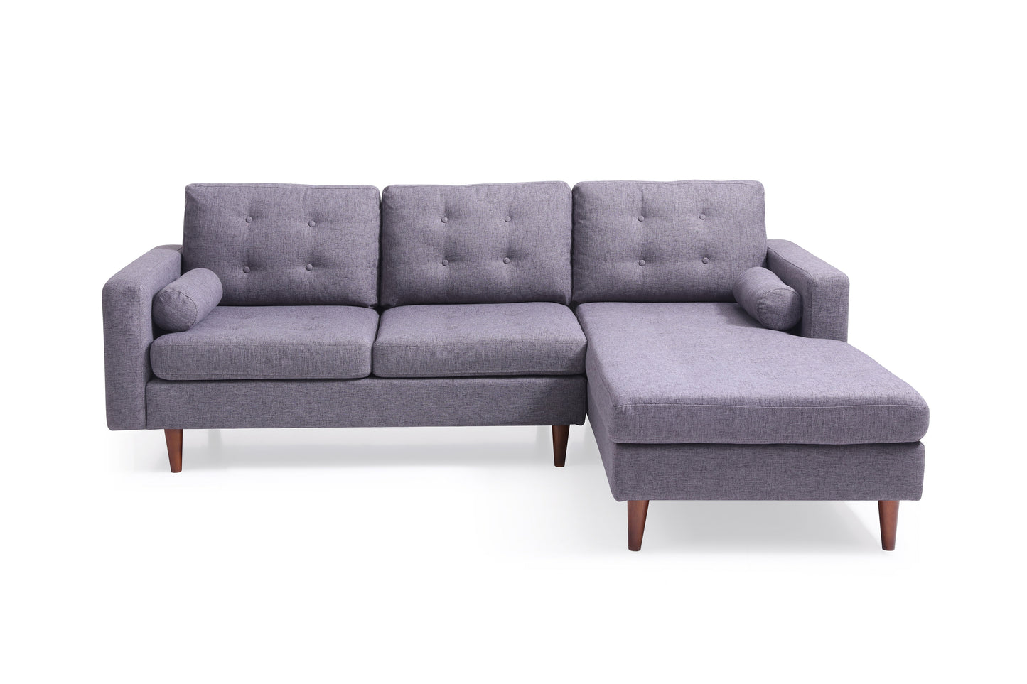 Vittorio Modern Design Fabric 3-Seat Modular Recliner Corner Futon Lounge Couch With Chaise