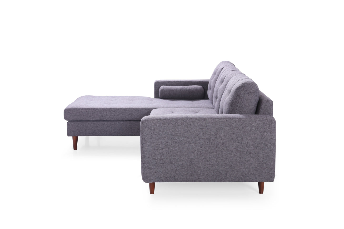 Vittorio Modern Design Fabric 3-Seat Modular Recliner Corner Futon Lounge Couch With Chaise