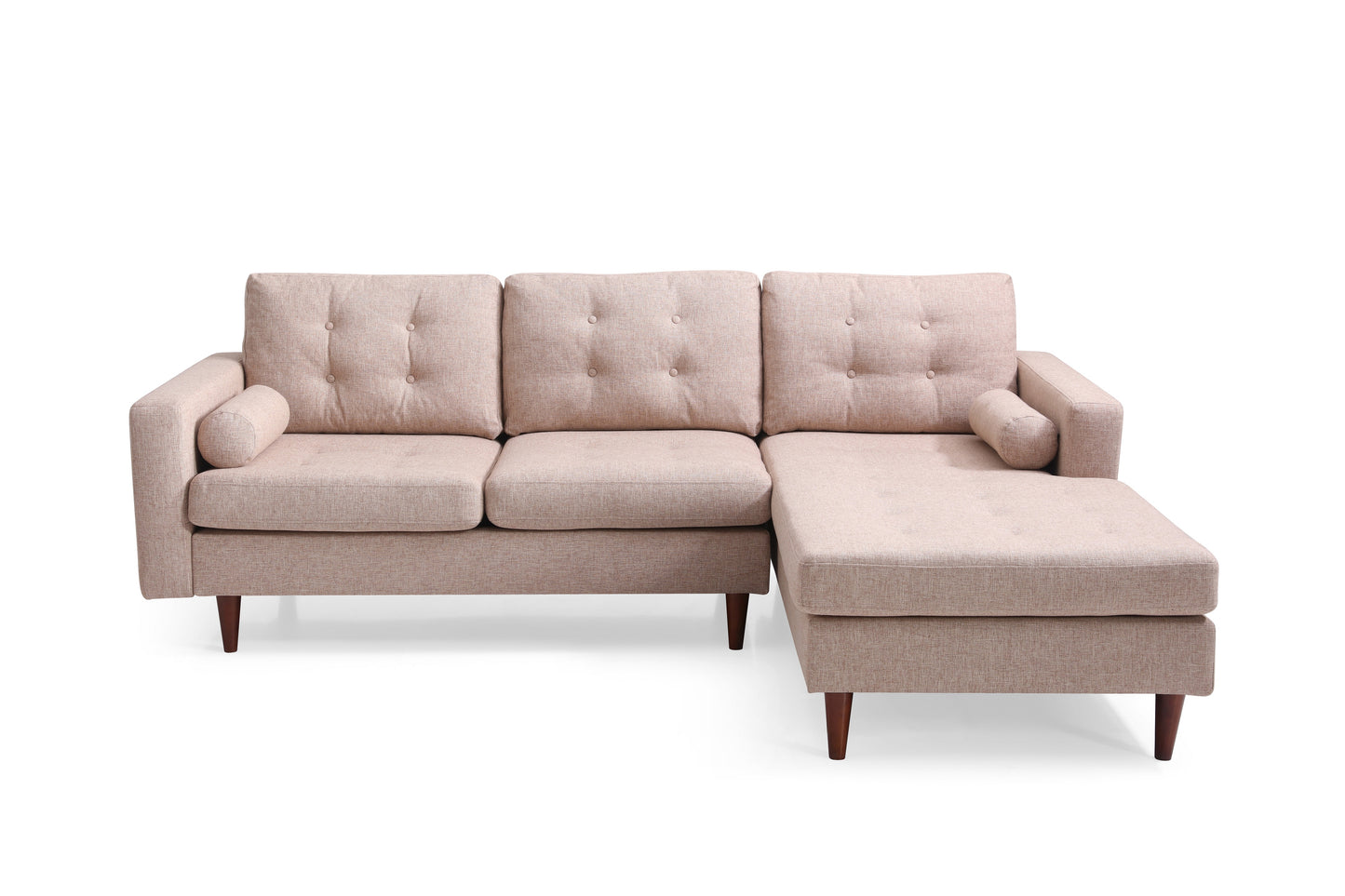 Vittorio Modern Design Fabric 3-Seat Modular Recliner Corner Futon Lounge Couch With Chaise
