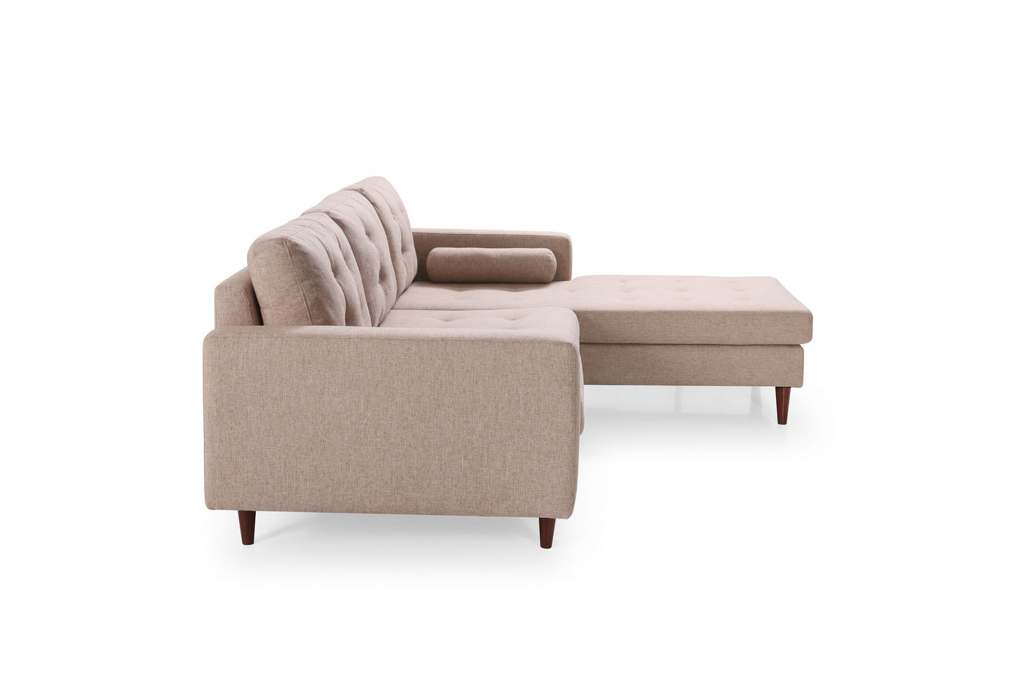 Vittorio Modern Design Fabric 3-Seat Modular Recliner Corner Futon Lounge Couch With Chaise