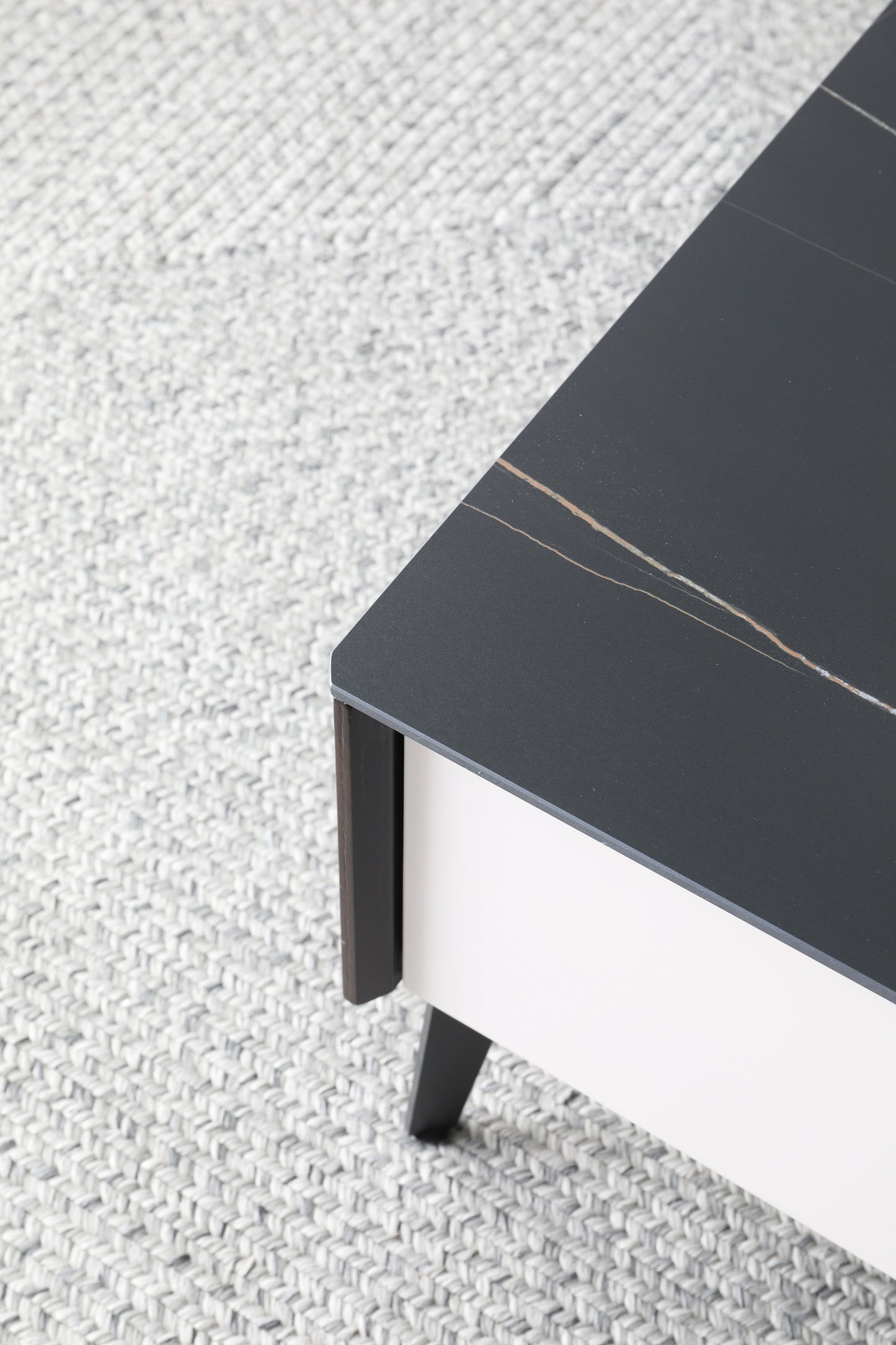 AMELIA Morden Design Coffee Table Sintered Stone Top 4 Drawers 1.3m