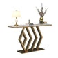 Hexagon Golden Color Designer Hallway Table Side Table Small Buffet Console Table 1.2m