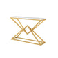 Mountain Ridges Golden Color Designer Hallway Table Side Table Small Buffet Console Table 1.4m