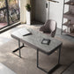 Ezio Sintered Stone Top Study Desk With Drawers Steel Legs Home Office Desk 1.4m