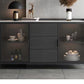 Vickie Buffet Sideboard Cabinet Sintered Stone Top Solid Timber Buffet