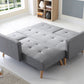 Linen Fabric 5 Seat Sofa Couch Lounges Futon Suite Chaise Set Bed