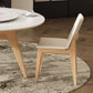 YILARA Modern Style Dining Chair Solid Timber Frame And Legs With PU Leather Foam Seat