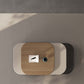 Orbit Japanese Lowline Style Designer 3-Layer Swivel Wooden Coffee Table