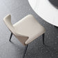 Luxury Design PU Leather Dining Chair Steel Frame And Leg Hand Stitch Muti Color