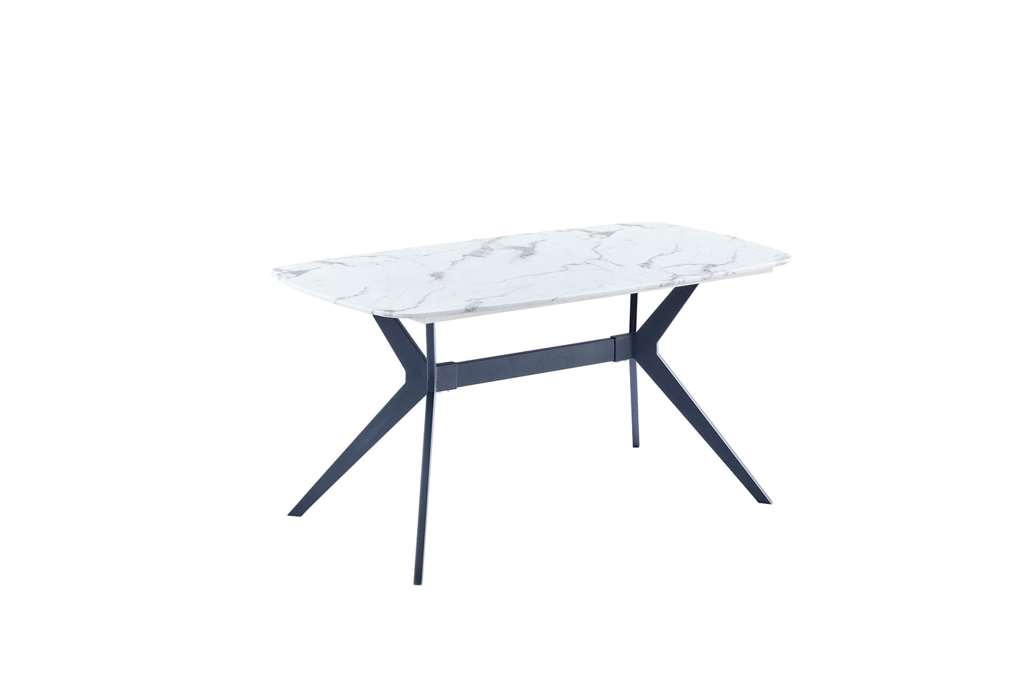 Katherine Modern Design Rectangular Marble Stone Top Dining Table 1.5m/1.8m