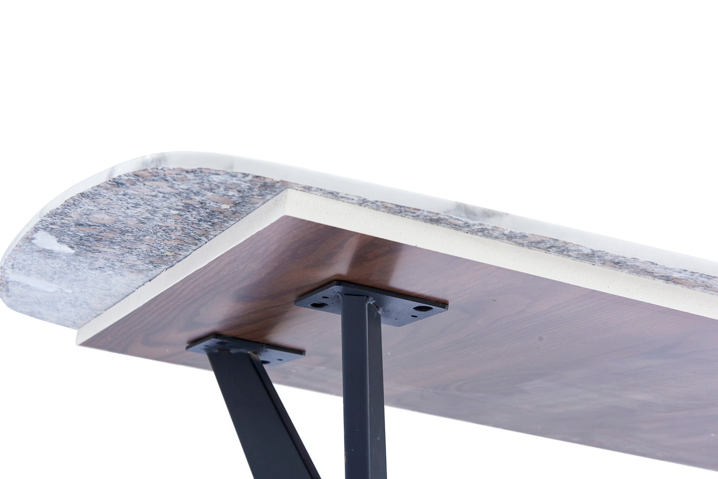 Katherine Modern Design Rectangular Marble Stone Top Dining Table 1.5m/1.8m