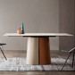 Helen Euro Design White Color Sintered Stone Marble Layout Dining Table 180cm