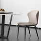 Luxury Design PU Leather Dining Chair Steel Frame And Leg Hand Stitch Muti Color