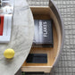 Milo Modern Design 2PC Coffee Table Set Sintered Stone Top With Storage Drawer