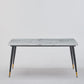 Nordic Modern Design Marble Stone Top Dining Table Rectangular 1500mm x 900mm