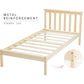 Modern Simple Design Natural Pine Wood Wooden Bed Timber Frame Single/Double/Queen