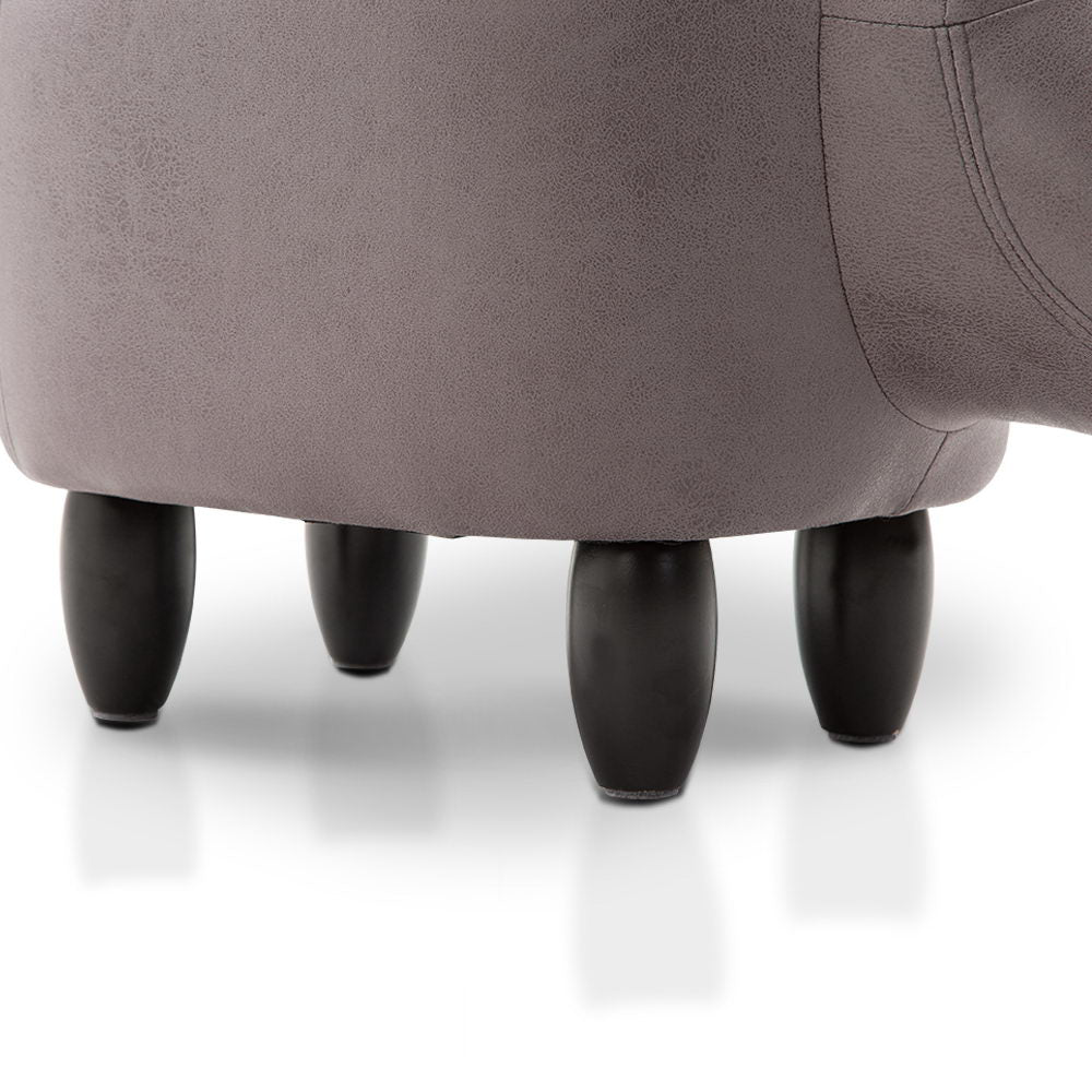 Cute Design Animal Stool Hippo Stool Kids Stool Small Stool Bench In Grey Color